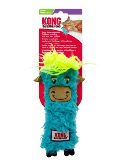 KONG Kickeroo Highland Cow Cat Toy Assorted 1ea