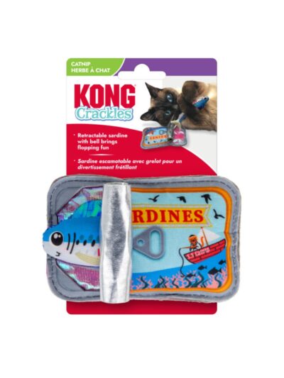 KONG Crackles Cat Toy Sardine, 1ea/One Size