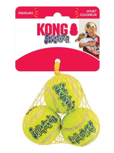 KONG Air Dog Squeaker Tennis Ball Dog Toy 1ea/3 pk, SM