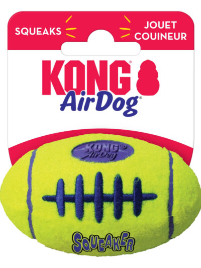 KONG Air Dog Squeaker Football Dog Toy 1ea/SM