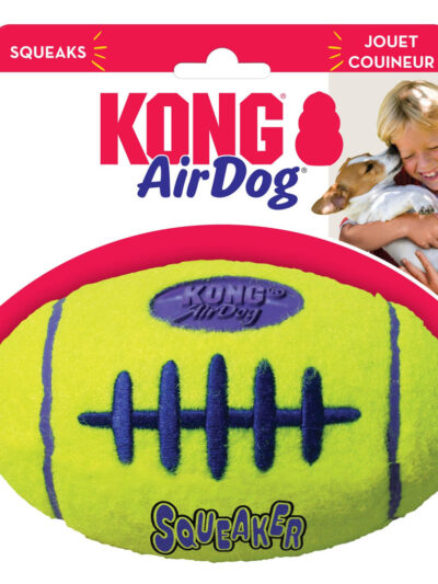 KONG Air Dog Squeaker Football Dog Toy 1ea/LG
