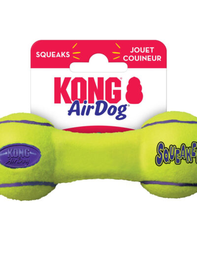 KONG Air Dog Squeaker Dumbbell Dog Toy 1ea/SM