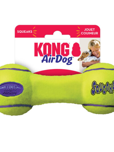 KONG Air Dog Squeaker Dumbbell Dog Toy 1ea/MD