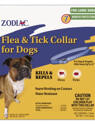 Zodiac Flea and Tick Collar for Dogs 1ea/Large