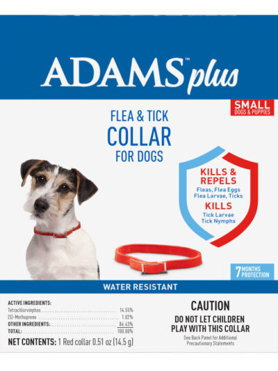 Adams Plus Flea Tick Collar for Dogs, Small 1ea/SMall