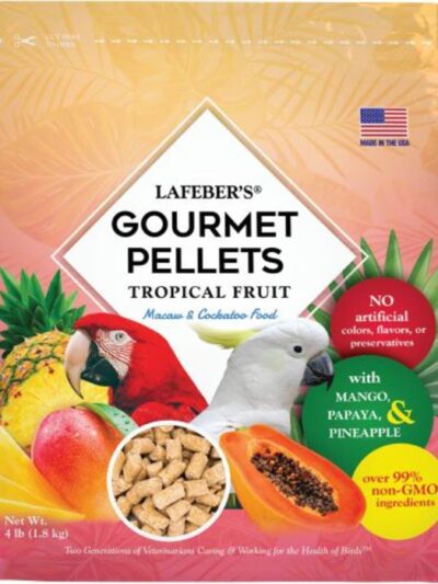 Lafeber Company Tropical Fruit Gourmet Pellets Macaw Bird Food 1ea/4 lb