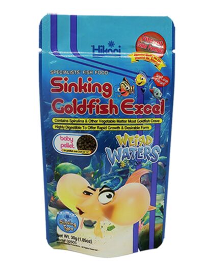 Hikari USA Weird Waters Sinking Goldfish Excel Fish Food 1ea/30 g