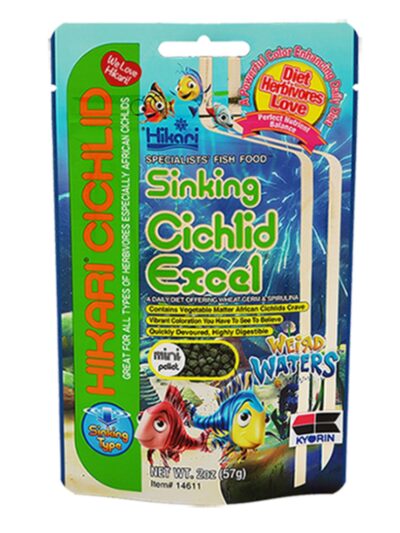 Hikari USA Weird Waters Sinking Cichlid Excel Fish Food 1ea/57 g