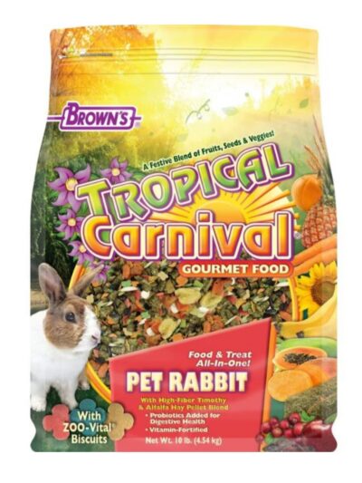 Tropical Carnival Gourmet Pet Rabbit Food 5 Lb