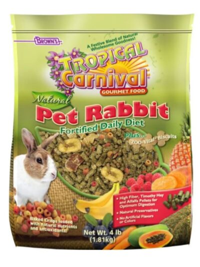 Tropical Carnival Natural Pet Rabbit Food 4 Lb