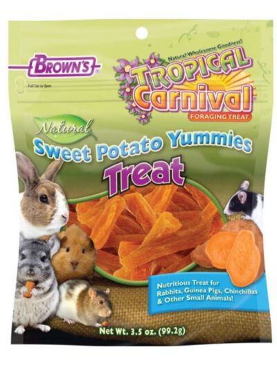 Tropical Carnival Natural Yummies S.A. Treats 3.5oz.