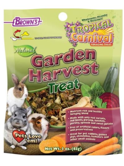 Tropical Carnival Natural Small Animal Treat Garden Harvest 3oz.