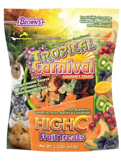 Tropical Carnival High C Small Animal Treats 2.25oz.