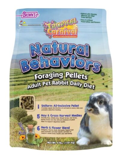 Tropical Carnival Foraging Pellets Rabbit Food 4 Lb