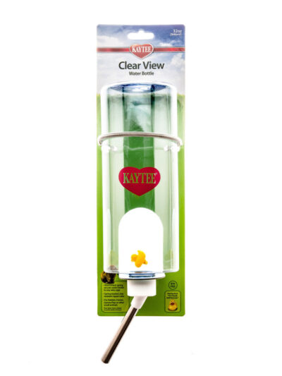 Kaytee Clear Water Bottle, Single Clear, 1ea/32 oz