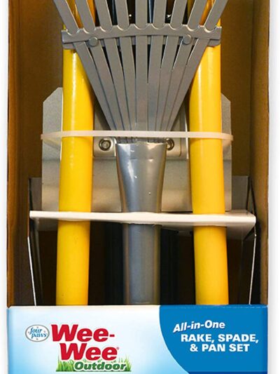 Four Paws Wee-Wee All-in-One Dog Poop Rake, Spade and Pan Set Rake, Spade & Pan 1ea/SMall, 7 in X 7 in X 38 in