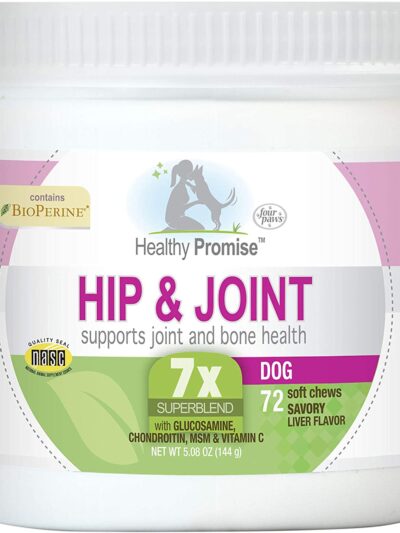 Four Paws Healthy Promise Hip & Joint Supplement for Dogs Soft Chews Hip & Joint 1ea/72 ct