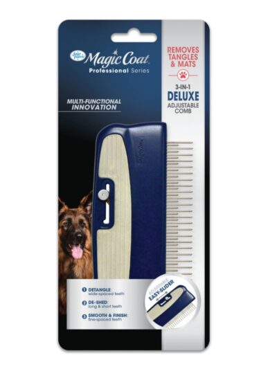 Four Paws Magic Coat Professional Series 3in1 Deluxe Adjustable Dog Comb 1ea/1 ct