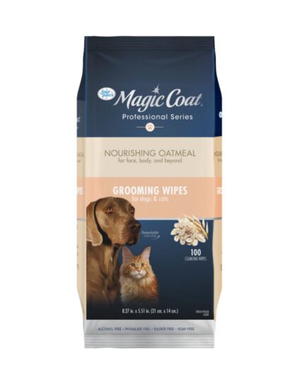 Four Paws Magic Coat Professional Series Grooming Wipes 100ct 1ea  (Case of 2)