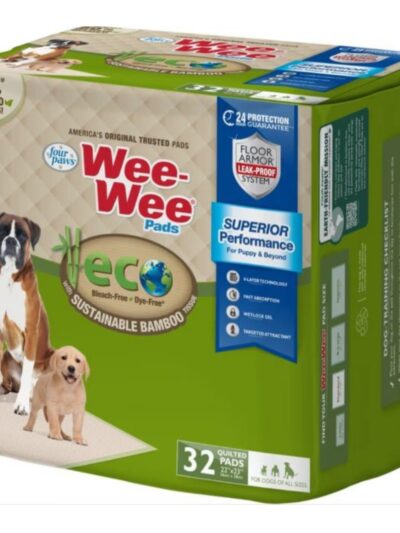 Four Paws WeeWee Superior Performance Eco Bamboo Dog Pee Pads 1ea/22 in X 23 in 32 ct