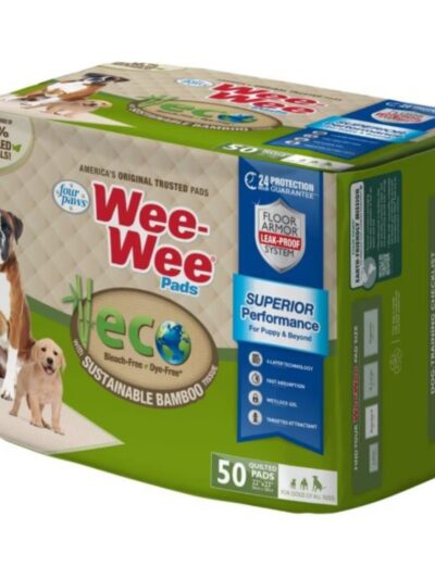 Four Paws WeeWee Superior Performance Eco Bamboo Dog Pee Pads 1ea/22 in X 23 in 50 ct