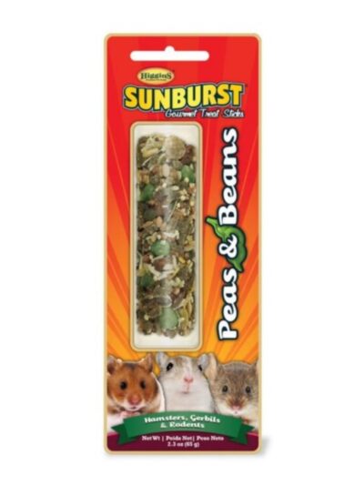 Higgins Sunburst Small Animal Treat Stick Peas/Beans 2.3oz.