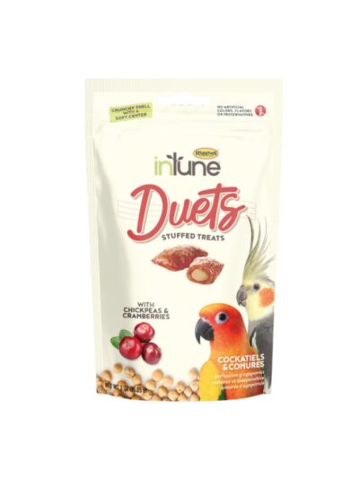 Intune Duets Treats For Conures And Lovebirds Cranberry 3oz.