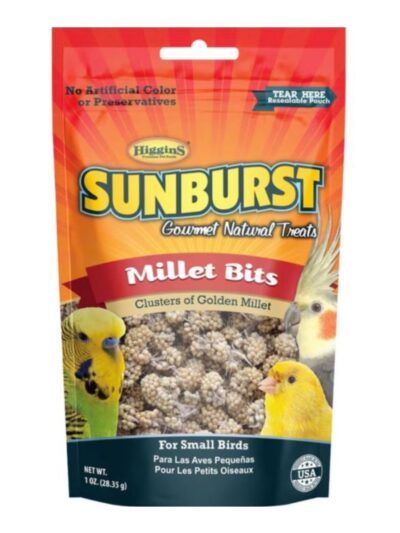 Sunburst Gourmet Natural Avian Treat Millet Bits 1oz.