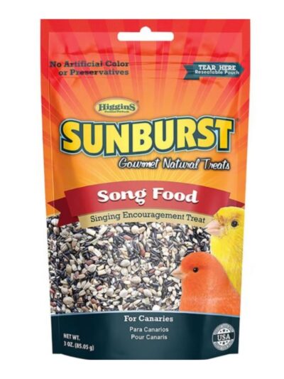 Sunburst Gourmet Natural Avian Treat Song Food 3oz.