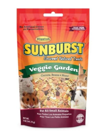 Higgins Sunburst Gourmet Natural Small Animal Treat Veggie Garden 5oz.