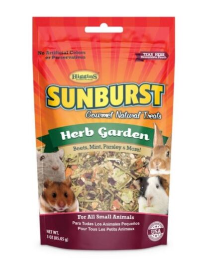 Higgins Sunburst Gourmet Natural Small Animal Treat Herb Garden 3oz.