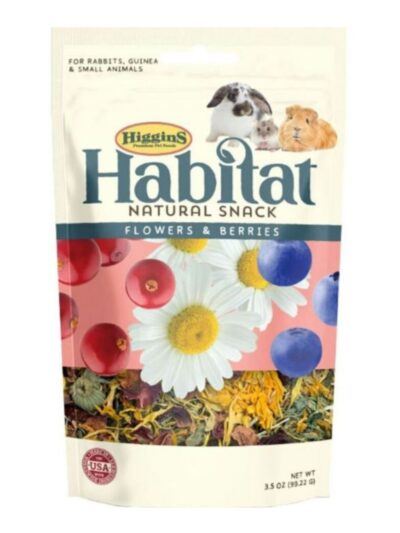 Higgins Higgins Habitat Small Animal Treats Flower/Berry 3.5oz.