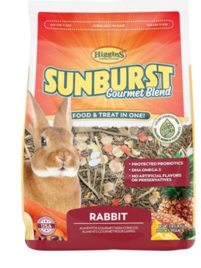 Higgins Sunburst Gourmet Blend Rabbit 3 Lb