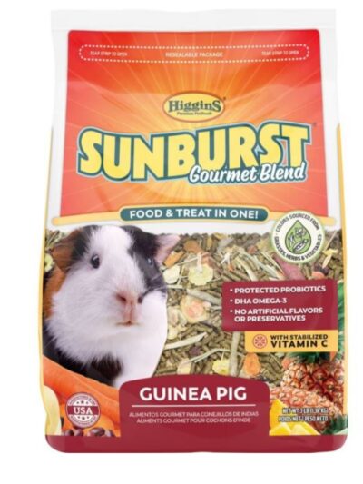 Higgins Sunburst Gourmet Blend Guinea Pig 3 Lb