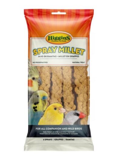 Higgins Spray Millet Natural Avian Treat 6count