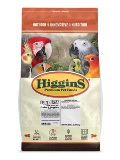 Sunburst Gourmet Natural Sm Avian Treat Fruits/Veggies 20 Lb
