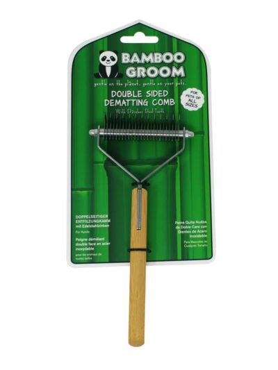 Bamboo Groom Double-Sided Dematting Comb