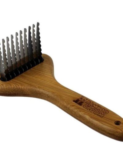 Bamboo Groom Dematting Rake Large