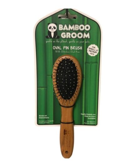 Bamboo Groom Oval Pin Brush Small/Medium
