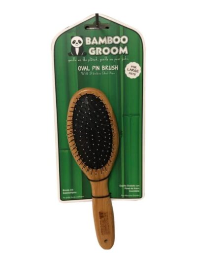 Bamboo Groom Oval Pin Brush Large
