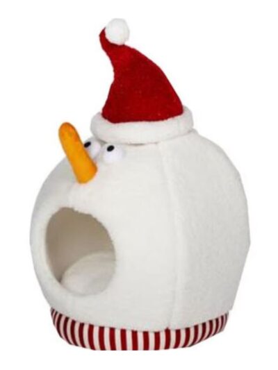Prevue Comfy Frosty's Cat Hideaway White 17 x 13 x 18