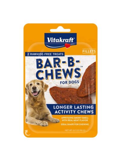 Vitakraft Bar-B-Chews Fillets Dog Treats 1ea/3.17 oz, 2 pk
