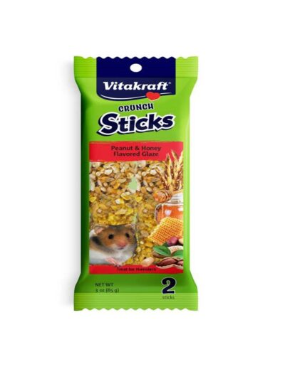 Vitakraft Crunch Sticks Hamster Treats Peanut & Honey 1ea/3 oz, 2 ct