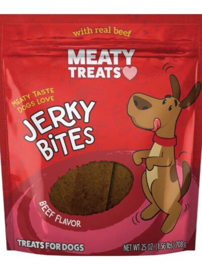 Meaty Treats Jerky Bites Beef/Pepperoni 25oz.