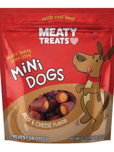 Meaty Treats Flavor Wraps Beef/Cheese 25oz.