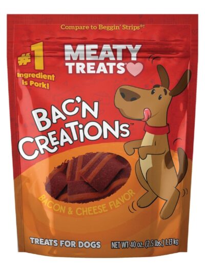 Meaty Treats Bac'N Creations Bacon/Cheese 40oz.