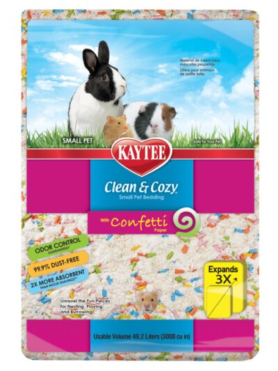 Kaytee Clean Cozy Confetti Bedding 1ea/49.2 l