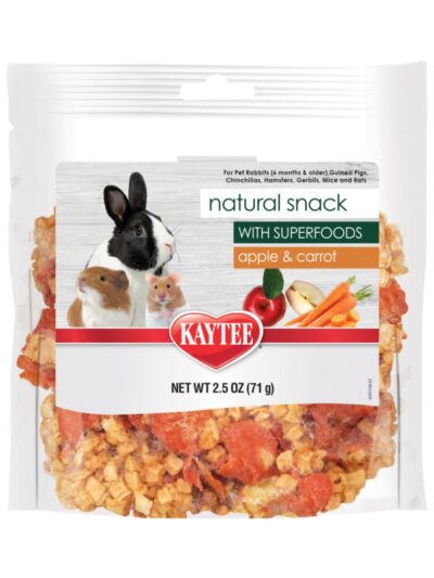 Kaytee Natural Snack with Superfoods Carrot & Apple Carrot and Apple Blend 1ea/2.5 oz