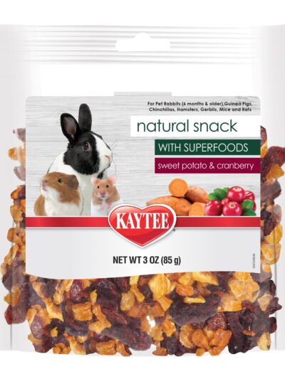 Kaytee Natural Snack with Superfoods Sweet Potato Cranberry 1ea/3 oz