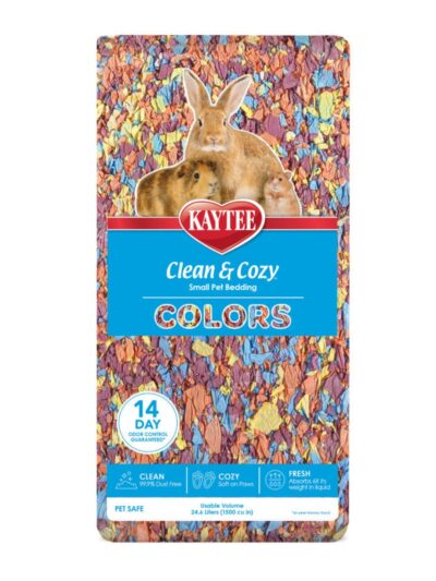 Kaytee Clean Cozy Colors Bedding Kaleidoscope, 1ea/24.6 l